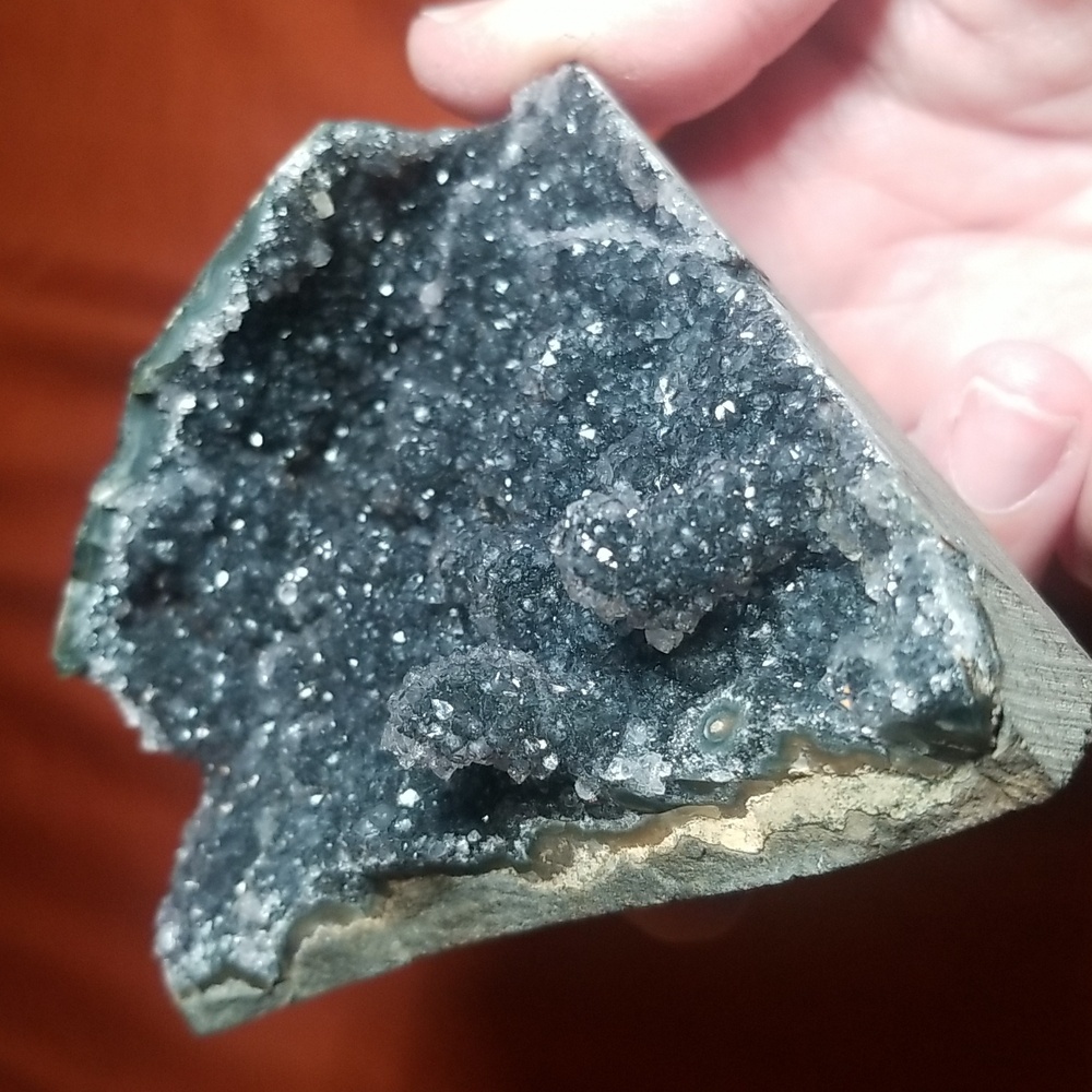 BLACK AMETHYST CLUSTER- *RARE*
